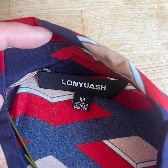 Lonyuash pattern button down shirt - Picture 5 of 6